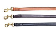 Pear Tannery Flat Leather Dog Lead With Soft Padded Handle