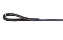 Pear Tannery Flat Leather Dog Lead With Soft Padded Handle