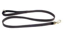 Pear Tannery Soft Padded Flat Leather Dog Lead
