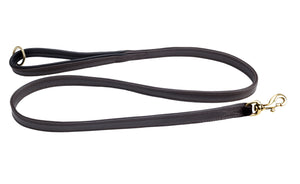 Pear Tannery Soft Padded Flat Leather Dog Lead