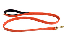 Pear Tannery Soft Padded Flat Leather Dog Lead