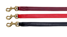 Pear Tannery Soft Padded Flat Leather Dog Lead