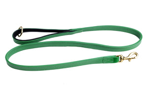 Pear Tannery Soft Padded Flat Leather Dog Lead
