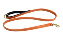 Pear Tannery Soft Padded Flat Leather Dog Lead