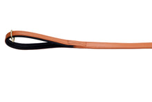 Pear Tannery Soft Padded Flat Leather Dog Lead