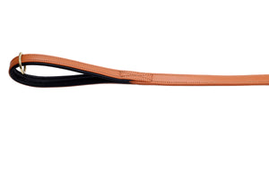 Pear Tannery Soft Padded Flat Leather Dog Lead