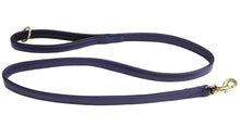 Pear Tannery Soft Padded Flat Leather Dog Lead
