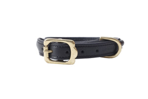 Pear Tannery Rolled Leather Dog Collar