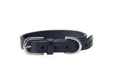 Pear Tannery Plain Flat Leather Dog Collar