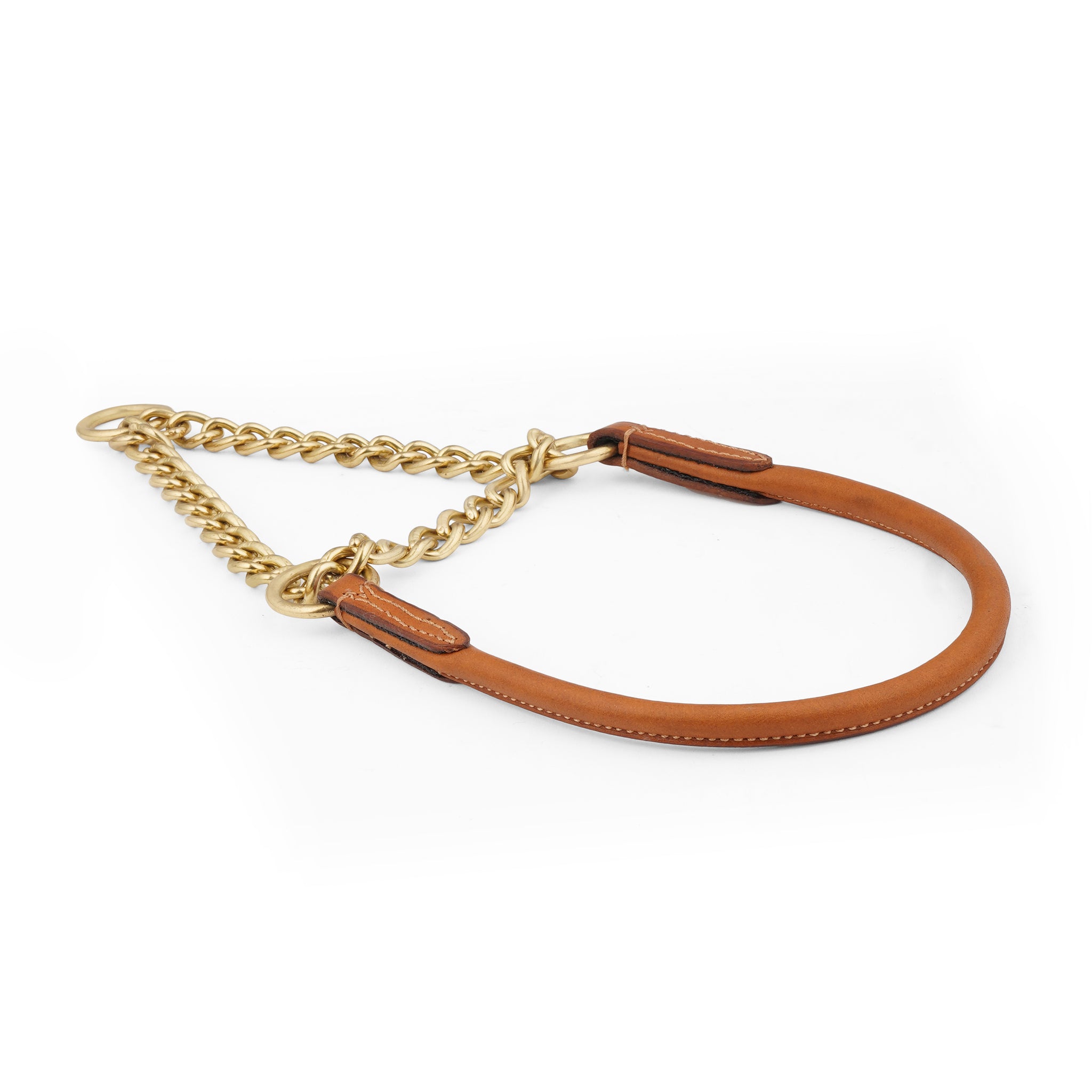 P Ring Collar Superior Quality Brass Slip Lead Dog Choke Curb Chain 22 Pet Trai