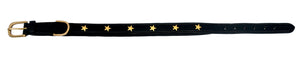 Pear Tannery Padded Leather Dog Collar With Star