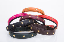 Pear Tannery Super Soft Heart Leather Dog Collar