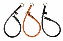 Pear Tannery Rolled Leather Slip Dog Collar