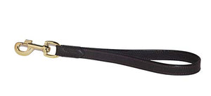 Pear Tannery Luxurious Leather Short Dog Lead 3/4"