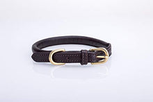 Pear Tannery Super Soft Rolled Leather Dog Collar