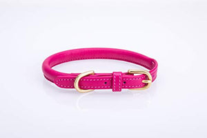 Pear Tannery Super Soft Rolled Leather Dog Collar