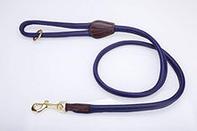 Pear Tannery Super Soft Rolled Leather Dog Lead
