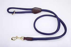 Pear Tannery Super Soft Rolled Leather Dog Lead