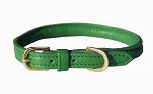 Pear Tannery Super Soft Rolled Leather Dog Collar