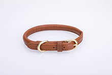 Pear Tannery Super Soft Rolled Leather Dog Collar