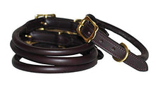 Pear Tannery Rolled Leather Dog Collar