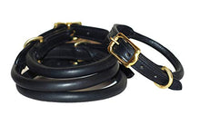 Pear Tannery Rolled Leather Dog Collar