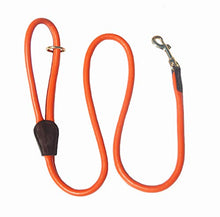 Pear Tannery Super Soft Rolled Leather Dog Lead