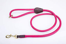 Pear Tannery Super Soft Rolled Leather Dog Lead