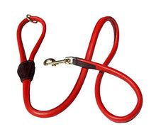 Pear Tannery Super Soft Rolled Leather Dog Lead