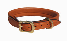 Pear Tannery Soft Padded Leather Dog Collar