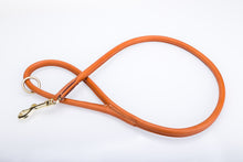 Pear Tannery Rolled Leather Dog Lead