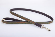 Pear Tannery Tweed Leather Fine Dog Lead 1/2"