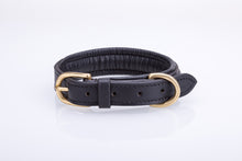 Pear Tannery Elegant Double Raised Leather Dog Collar