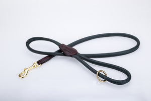 Pear Tannery Super Soft Rolled Leather Dog Lead