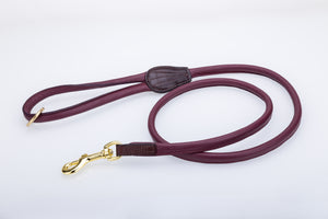 Pear Tannery Super Soft Rolled Leather Dog Lead